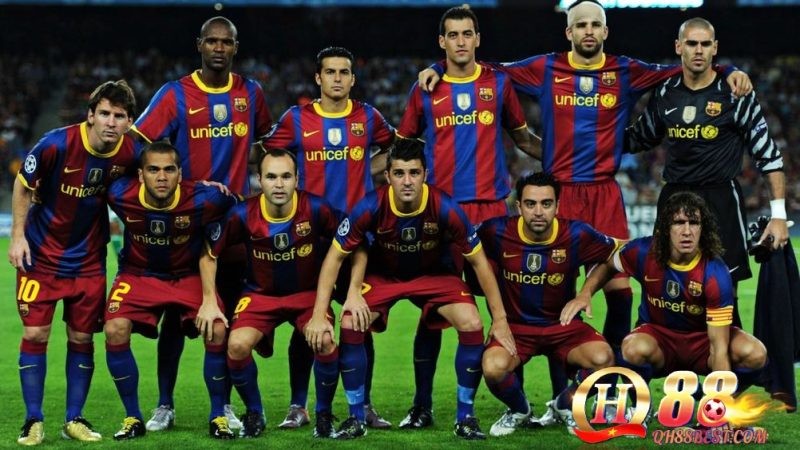 QH88 - nhà tài trợ cho CLB Barcelona và liên đoàn bóng đá Pháp